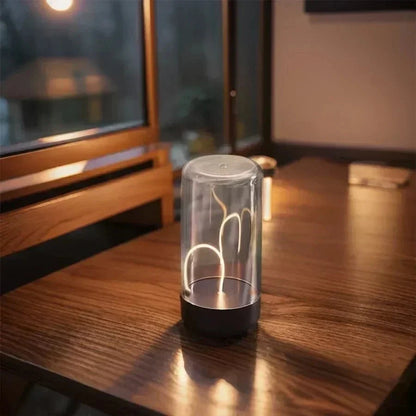 Portable quantum wire ambient magnetic light Type - C charging, eye protection function, bedroom, study, camping, Christmas gift - Eclara